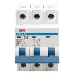 SQ 4.5k 63A TP Circuit Breaker